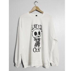 Jack Skellington I need Candy Halloween Sweatshirt